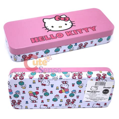 hello kitty metal pencil box|hello kitty pencil case vintage.